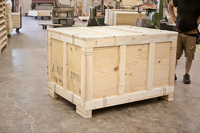 Handmade specialty wooden crates